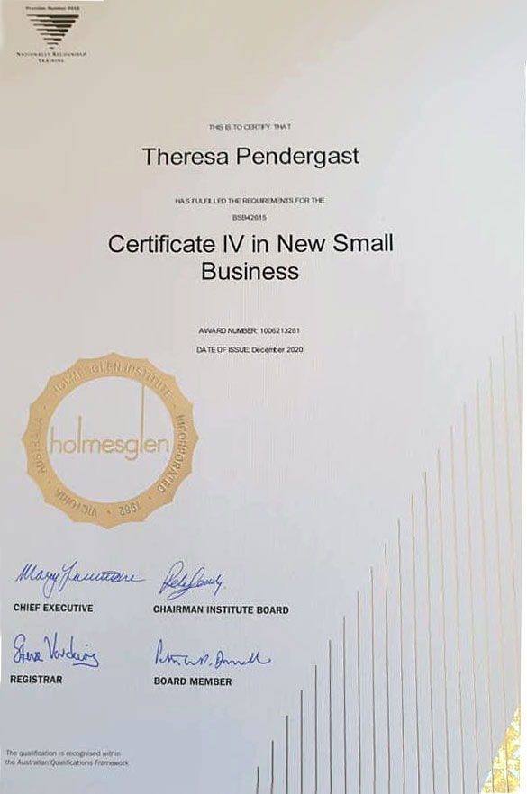 Certificate IV in New Small Business